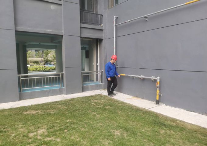 宿州公司顺利完成长安府小区（三期）燃气工程项目